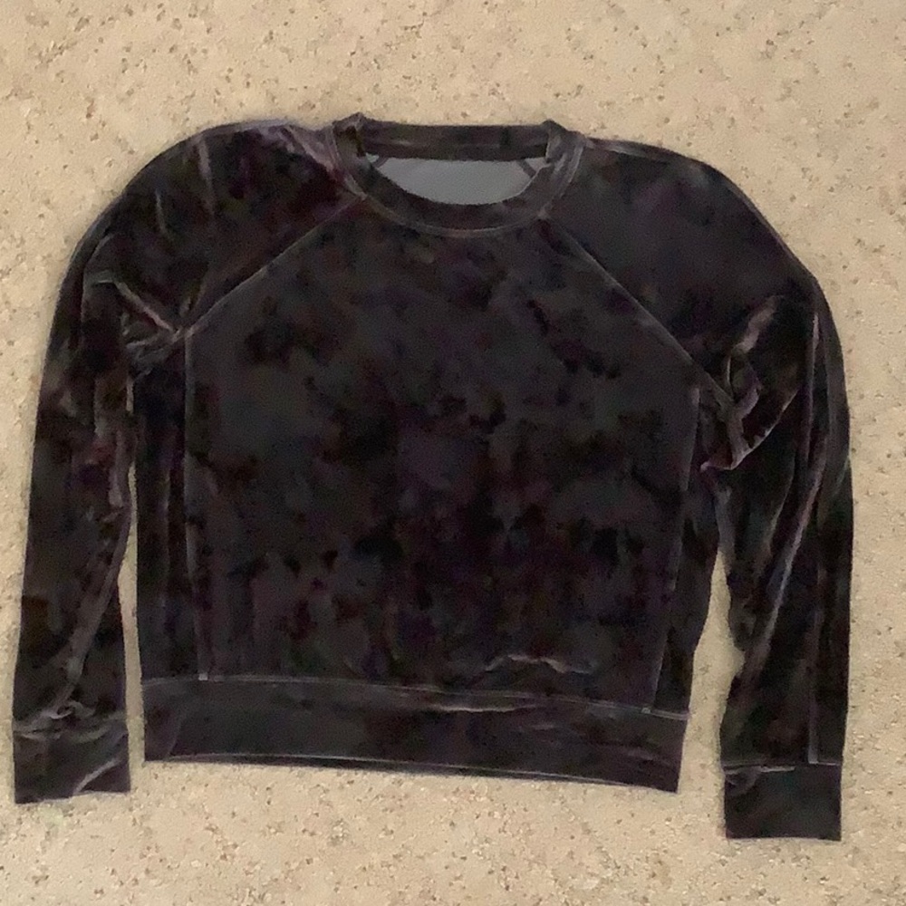 Lululemon Women Crew Velour Sweatshirt Size 6